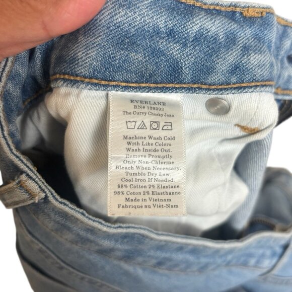 Everlane The Curvy Cheeky Jean Crop Size 32 - Picture 8 of 8